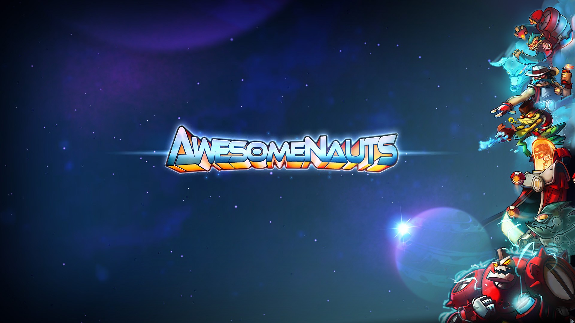 Awesomenauts Image Logo HD Wallpaper And Background