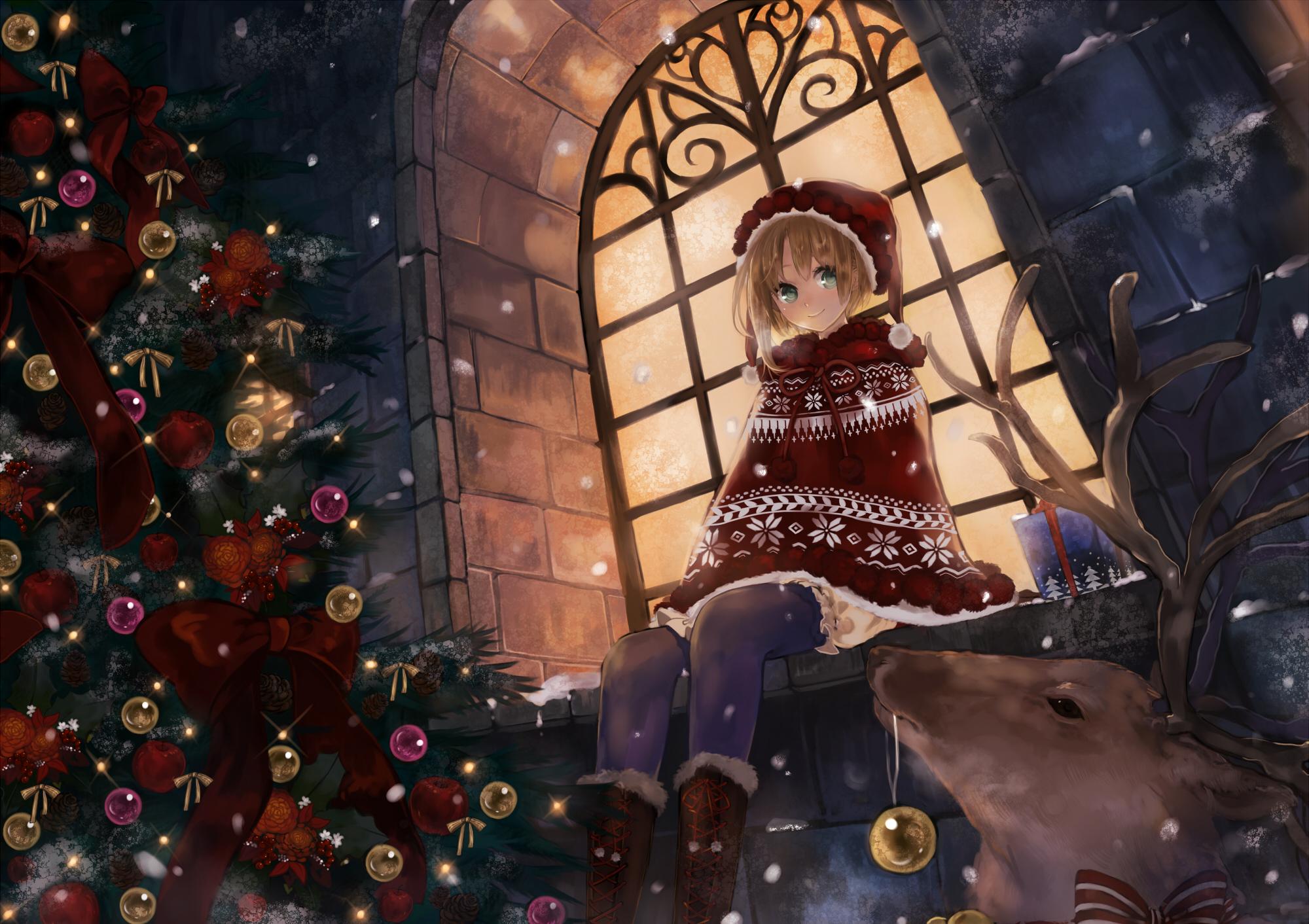 Anime Christmas HD Wallpaper And Background