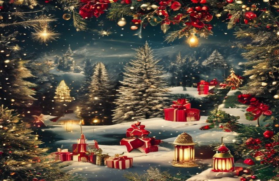 Old Fashioned Christmas Wallpaper