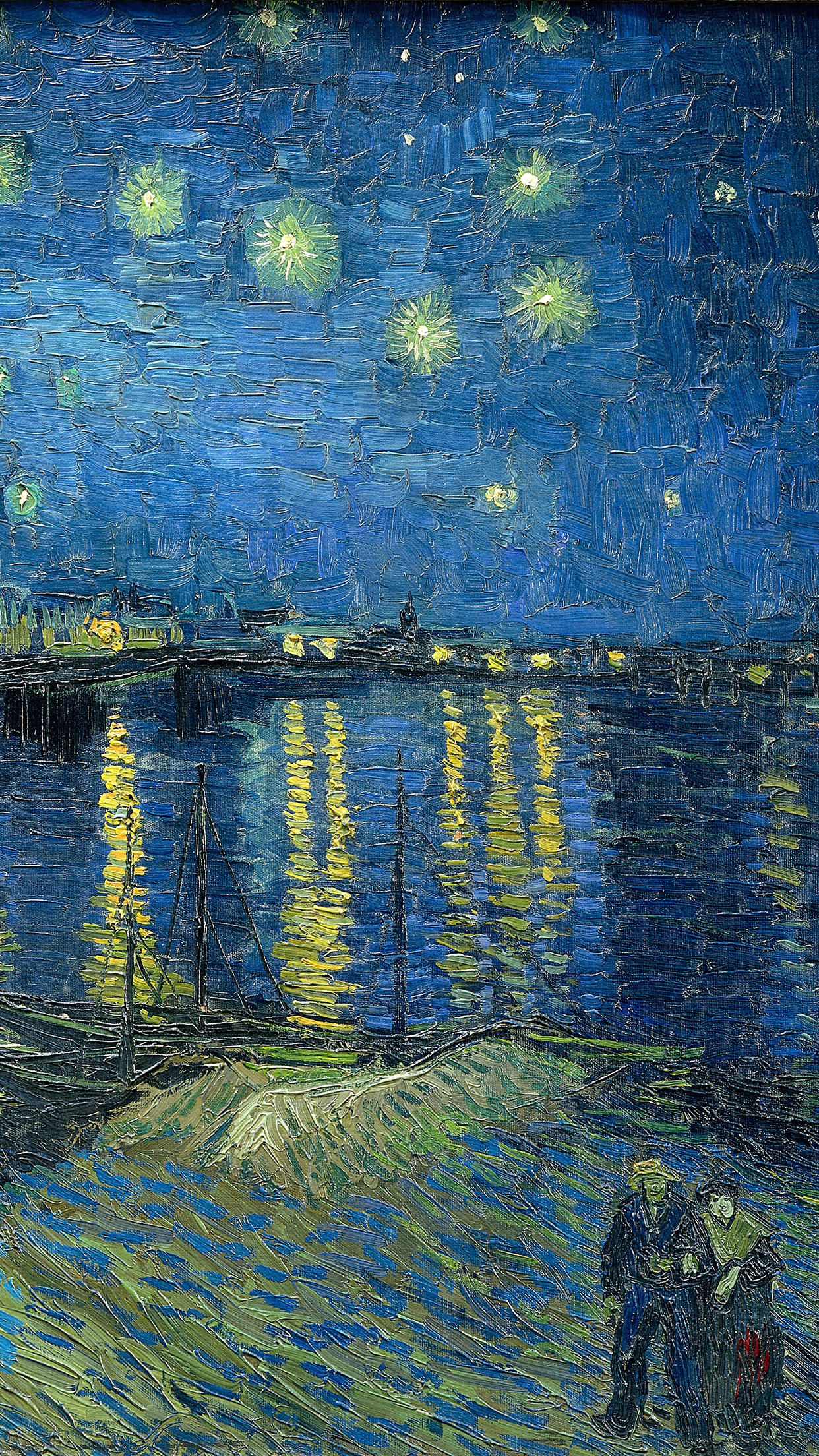 Van Gogh Art iPhone 3wallpaper Parallax Les Wallpaper Du