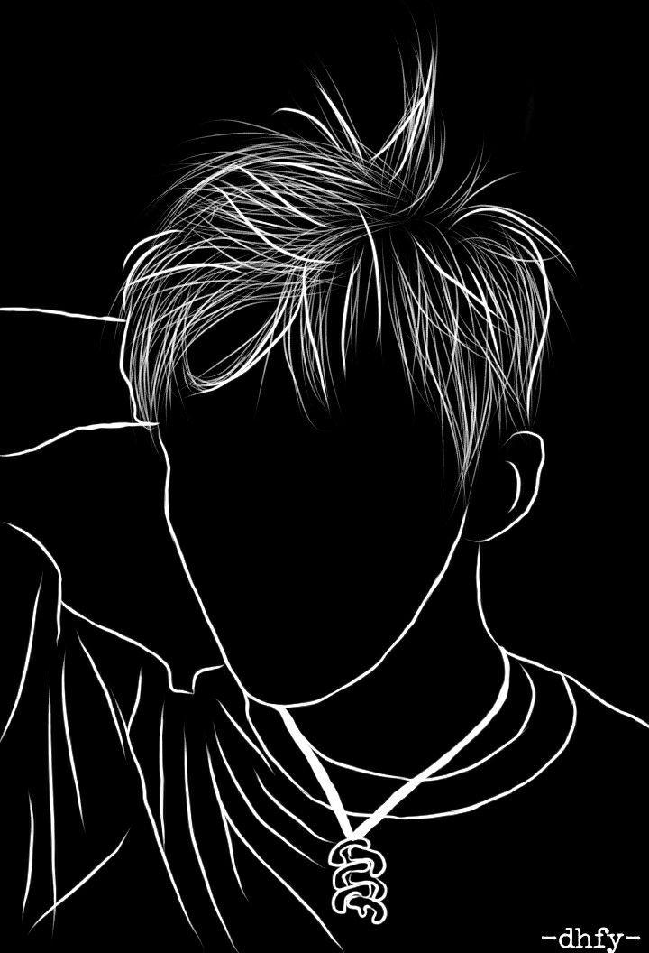 Nct Dream Mark Lee Black And White Art Drawing Line Image