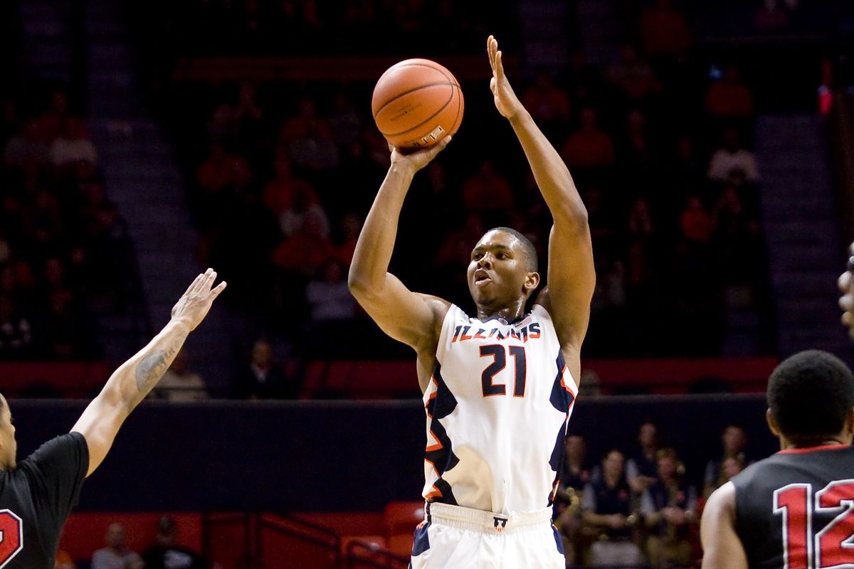 Malcolm Hill Scores Points As Illinois Basketball Tops Northern