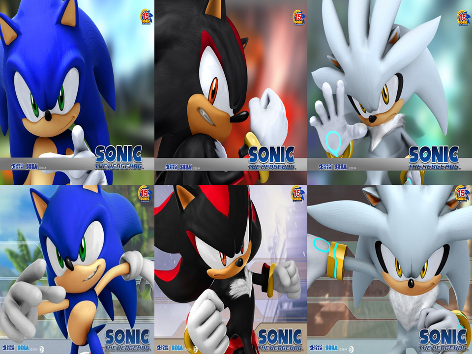 Sonic And Shadow And Silver Wallpaper Sonic shadow silver by 9029561