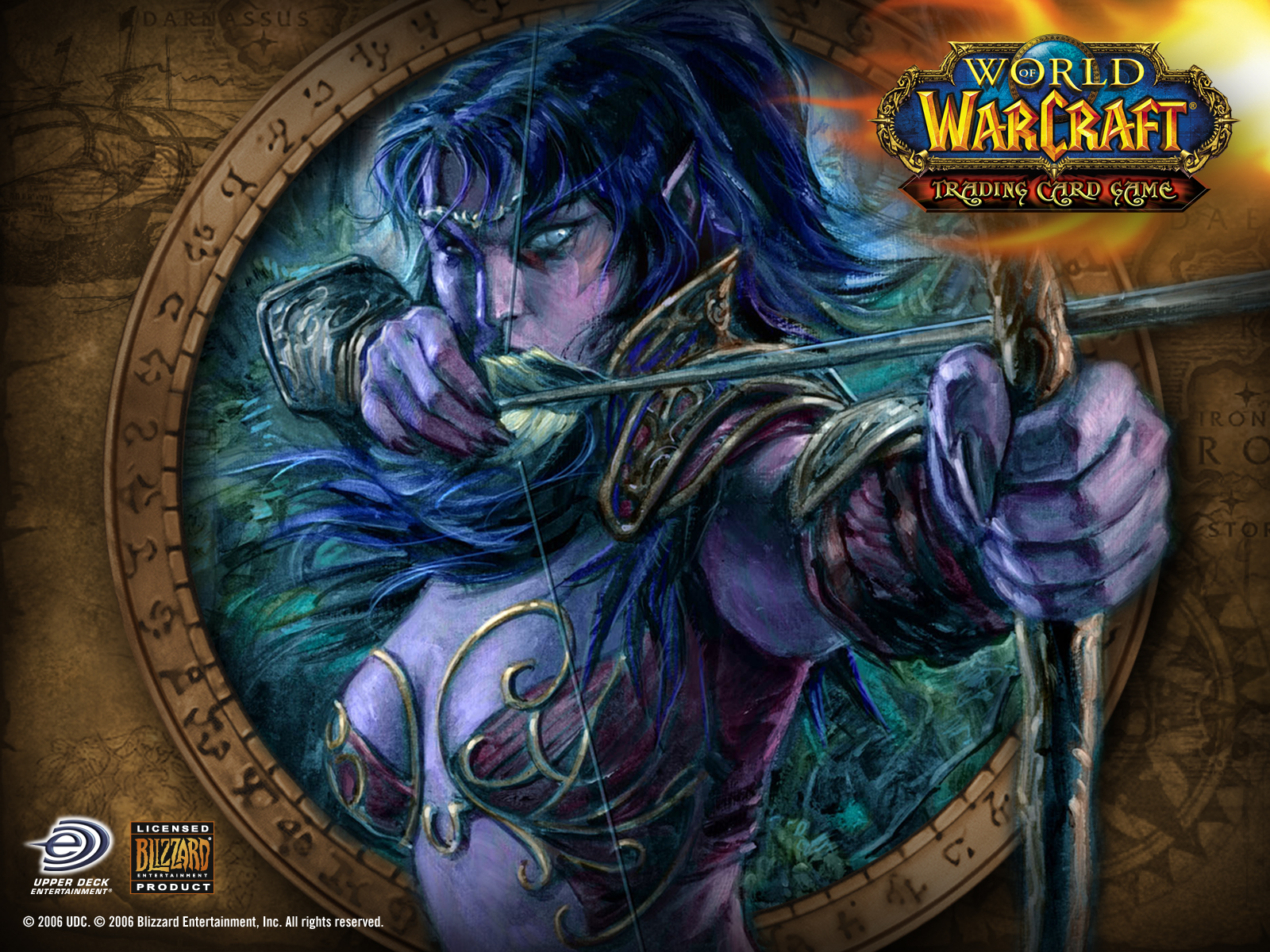 World Of Warcraft Hunter Elves Night Elf Wallpaper Background