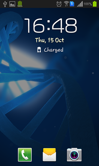 Double helix live wallpaper for Android Double helix free download