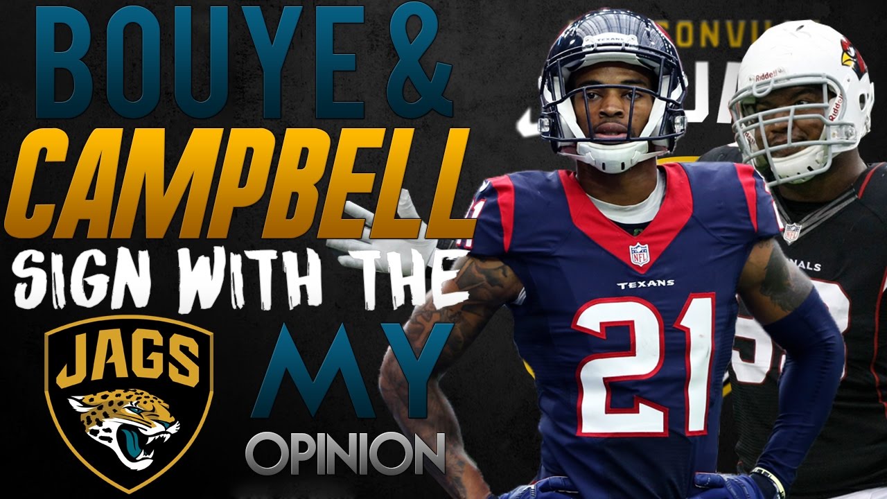 A J Bouye Calais Campbell And Barry Church Sign With The
