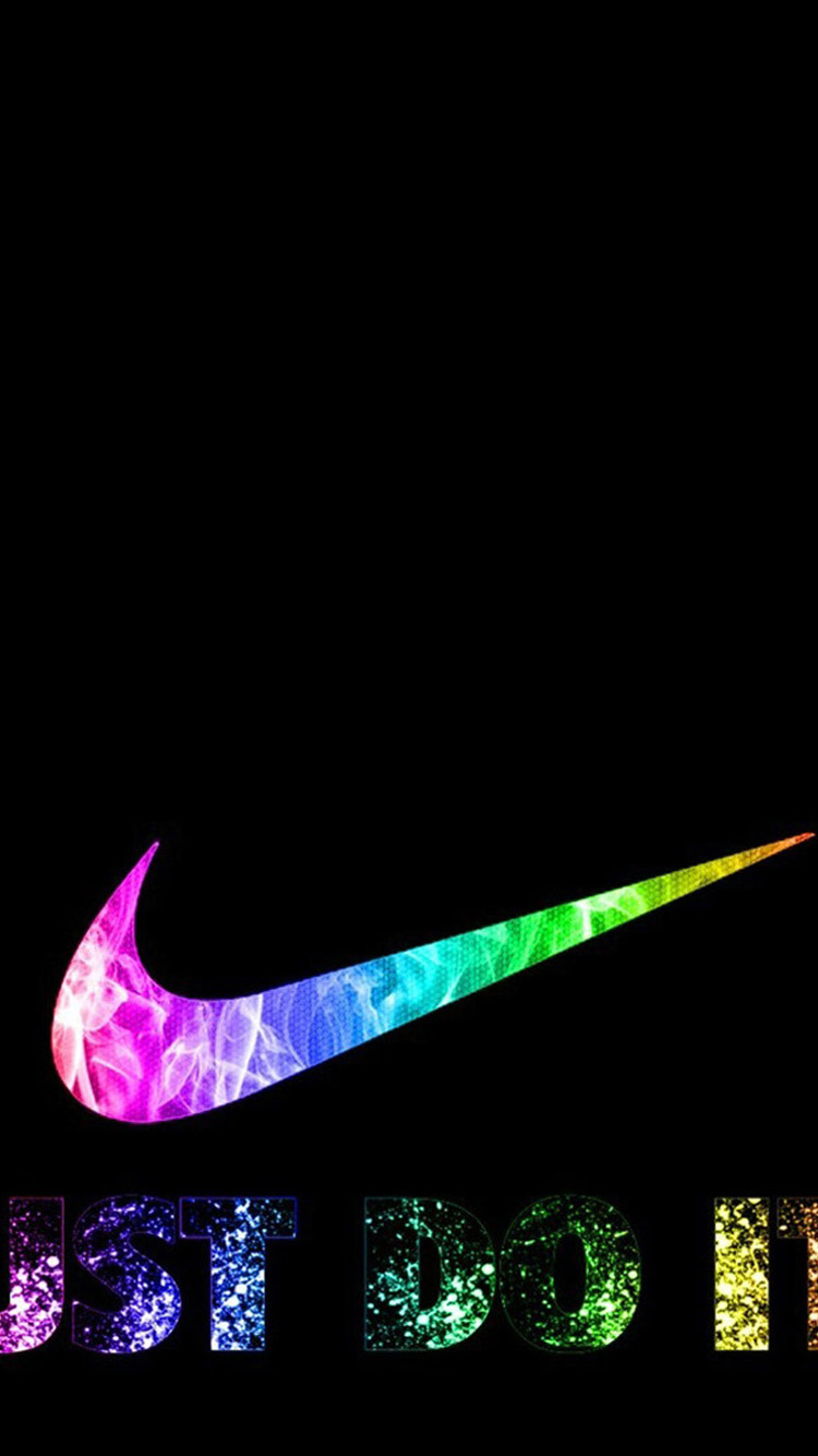 Nike Color Logo iPhone Wallpaper HD For