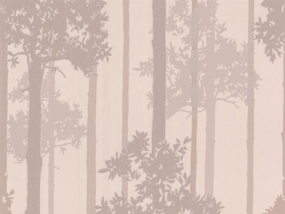 Forest Pattern Wallpaper The nottingham cream forest