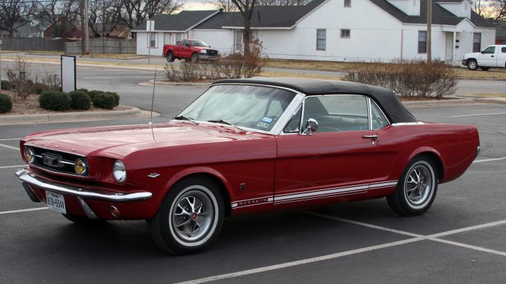 Ford Mustang Convertible Muscle Classic Old Original Usa