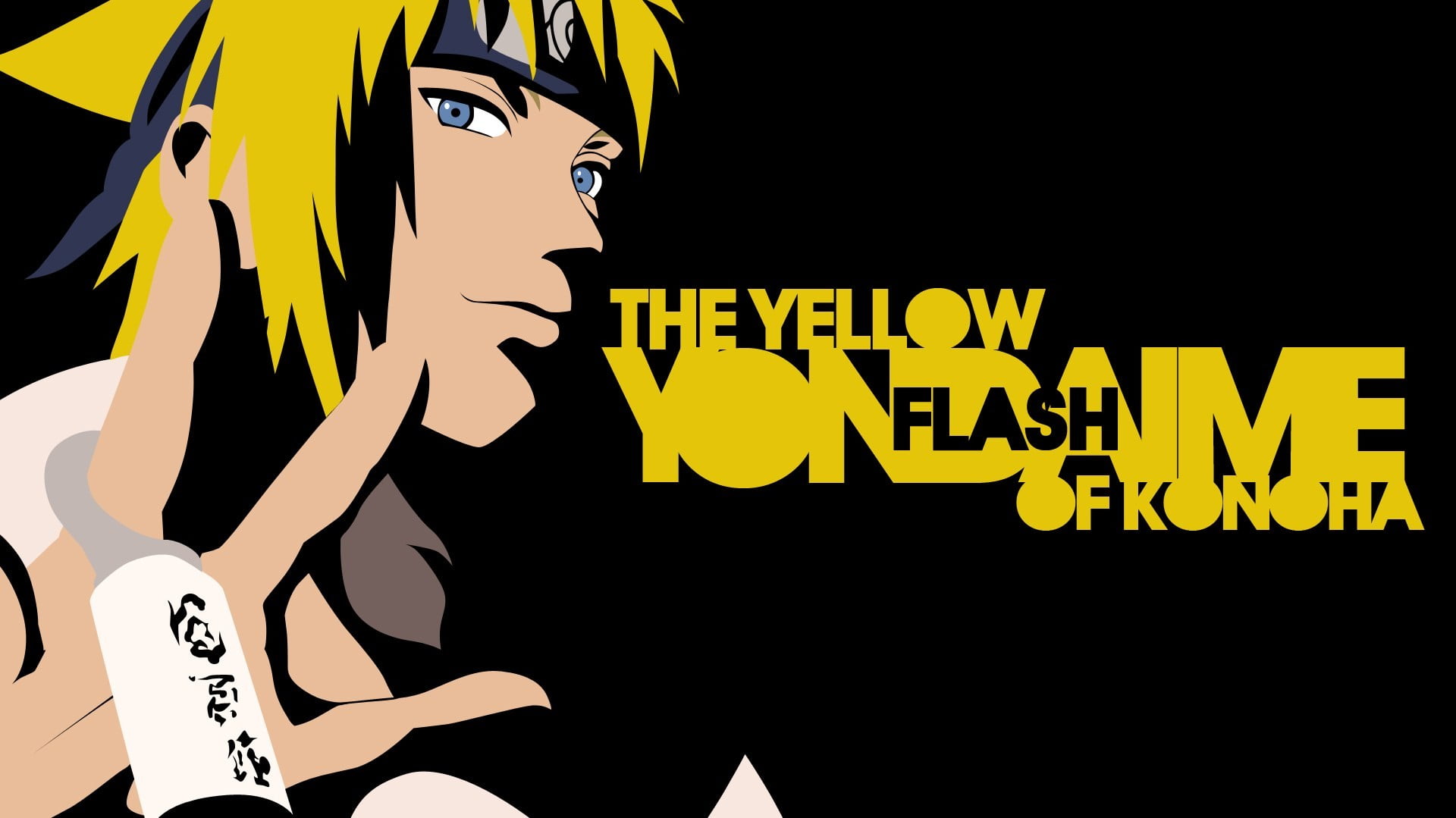 The Yellow Flash Yondaimi Of Konoha Minato Namikaze HD Wallpaper