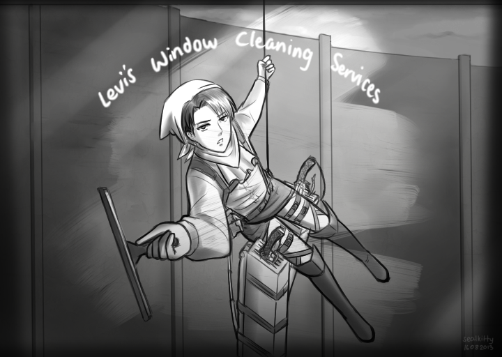Snk Aot Levi S Window Cleaning Services Know Your