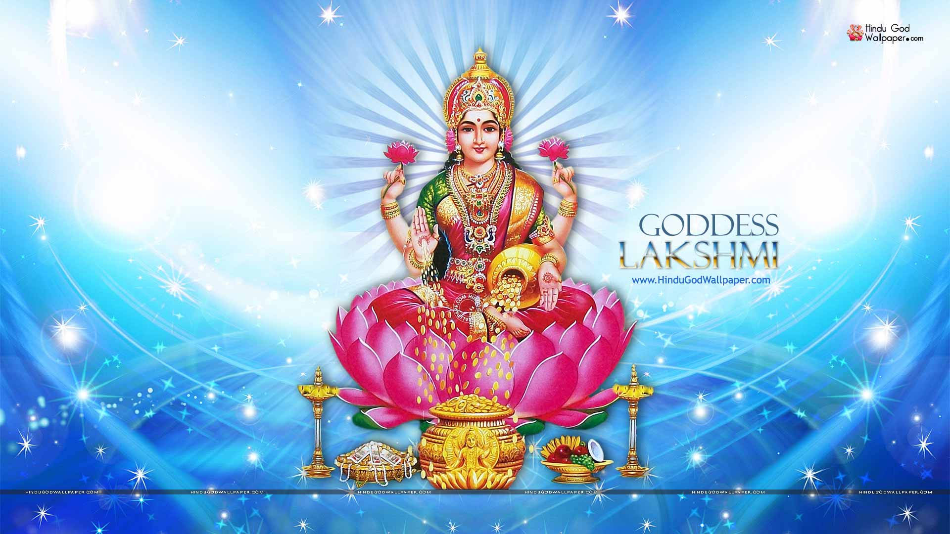 Goddess Lakshmi HD Wallpaper