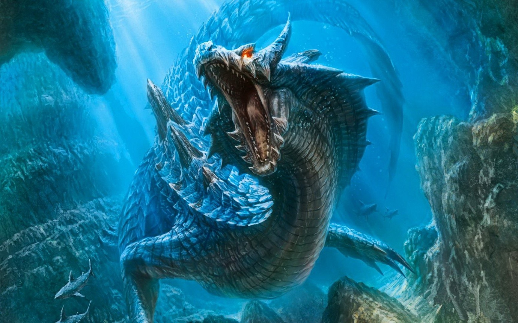 Dragon Lagiacrus Monster Hunter Wallpaper HD Desktop And