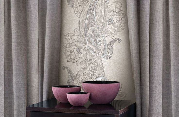 Carlton By Carl Robinson Embroidered Wallpaper