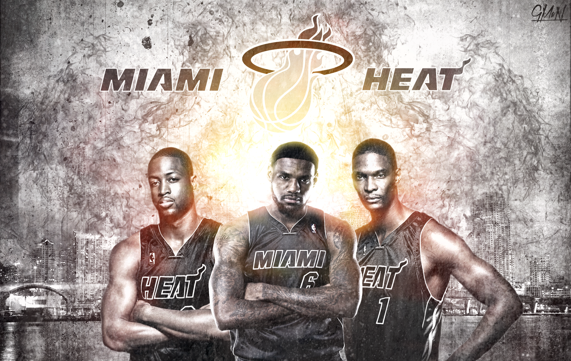 Miami Heat Ultimate Players Exclusive HD Wallpaper