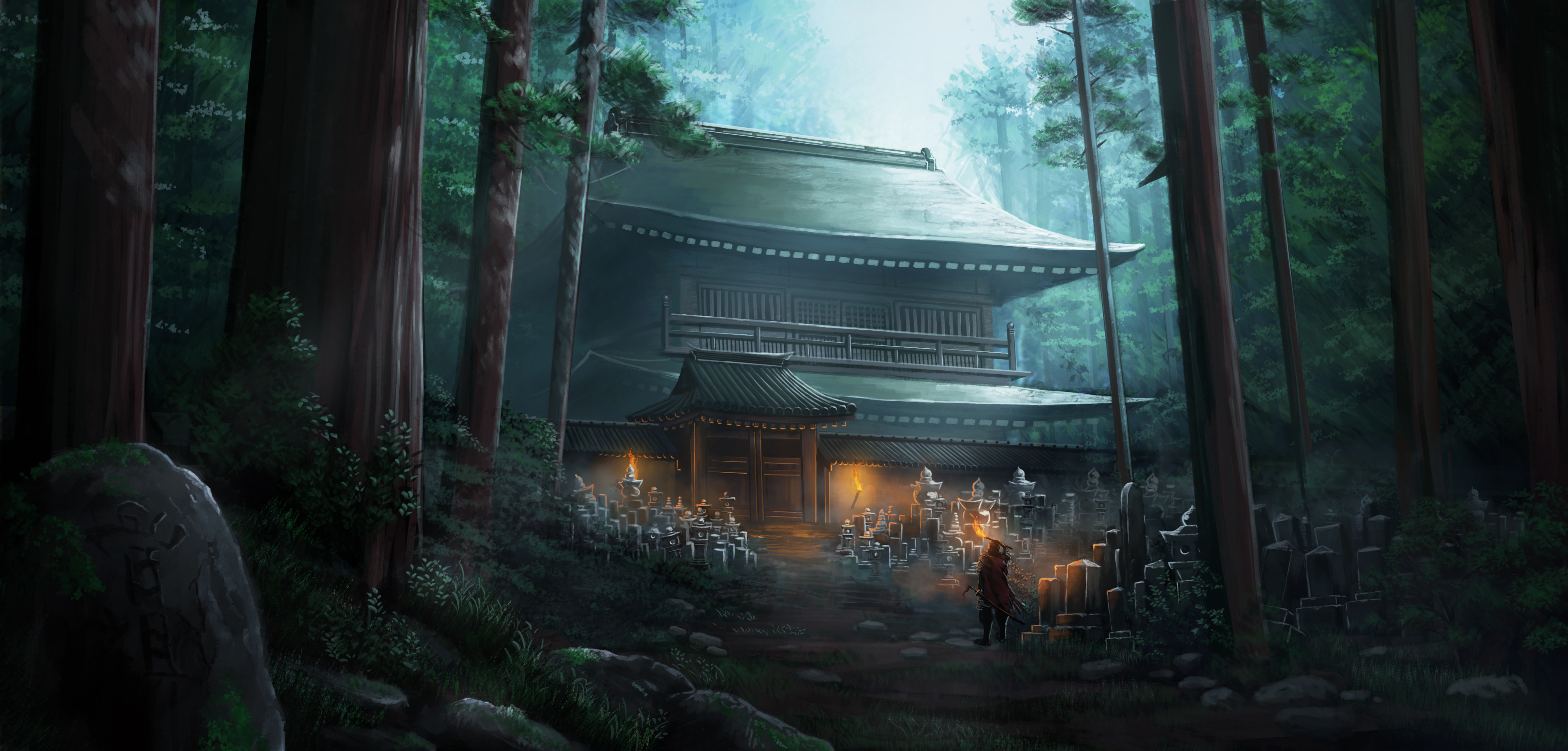 Fantasy Samurai HD Wallpaper And Background