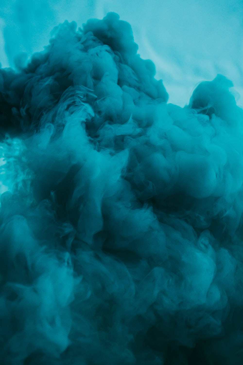 Blue Smoke Wallpaper