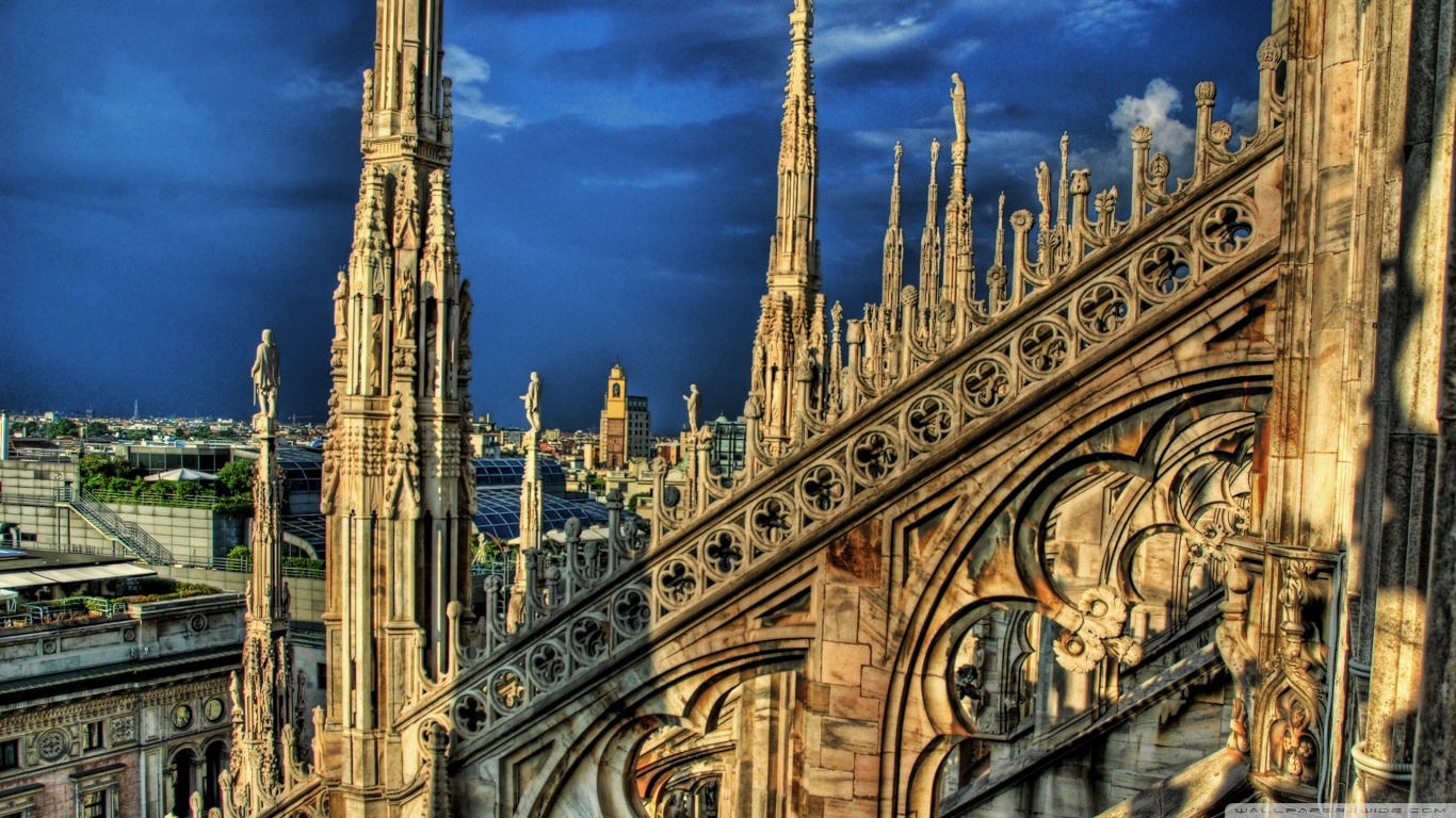 Cathedral In Milan Italy 4k HD Desktop Wallpaper For Ultra