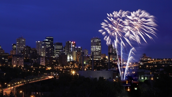 Fireworks Canada Alberta Edmonton 1920x1080 Wallpaper Nation HD 600x337