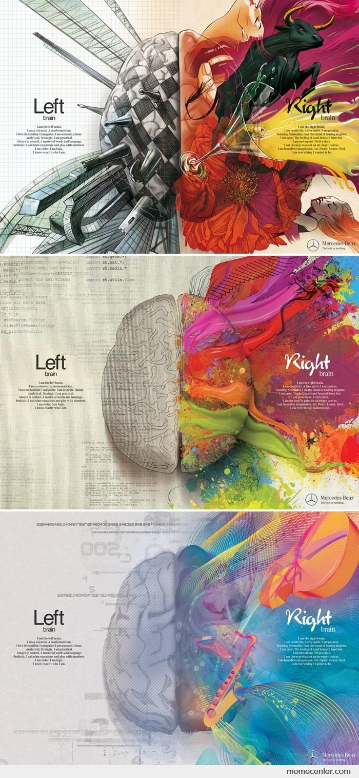 Left Brain Vs Right Wallpaper