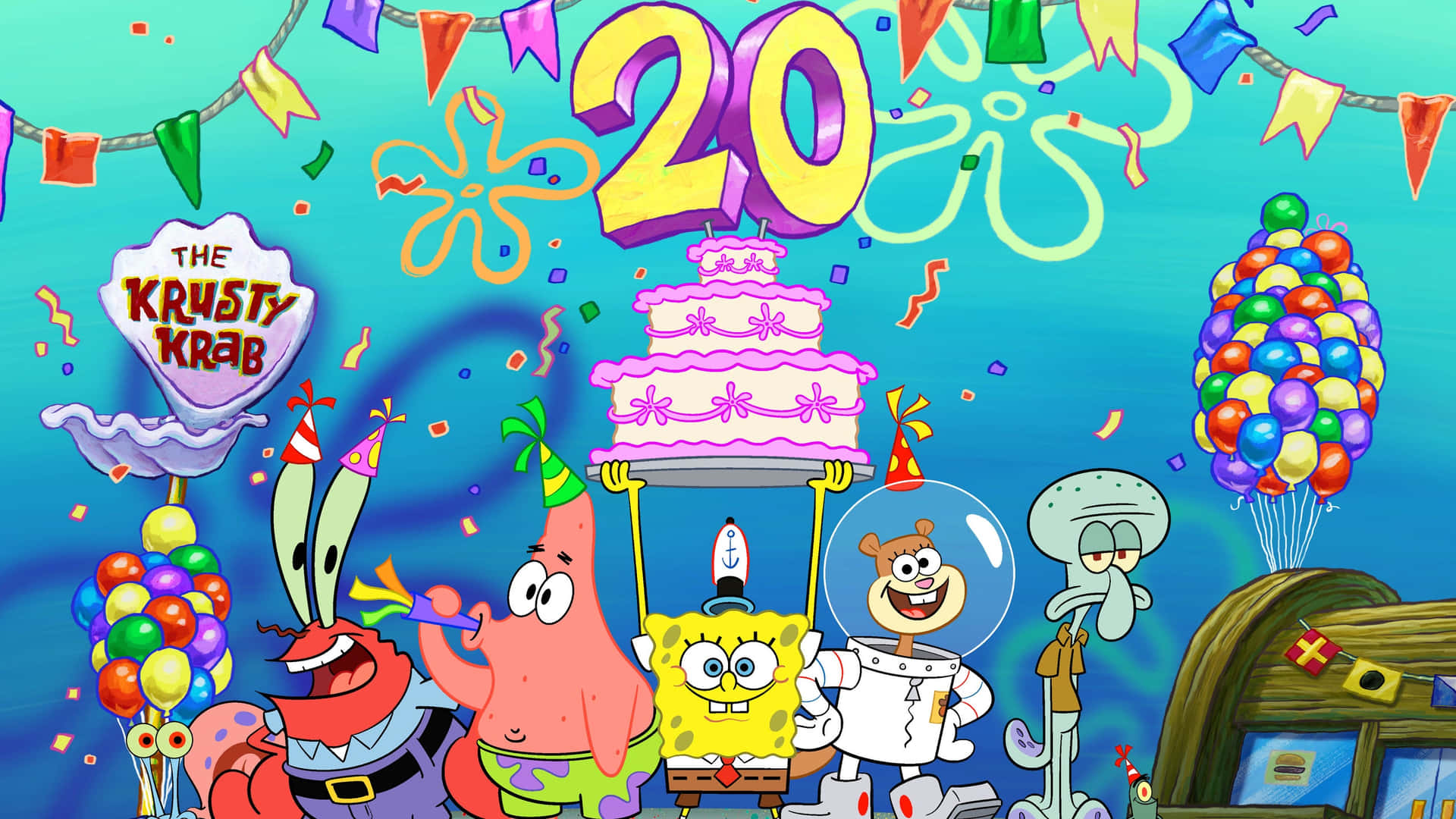 Spongebob Characters Wallpaper S