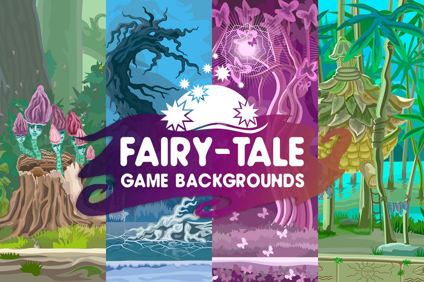 Fairy Tale Game Background Craftpix