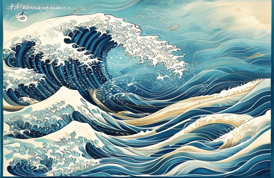 Japanese Wave Wallpaper