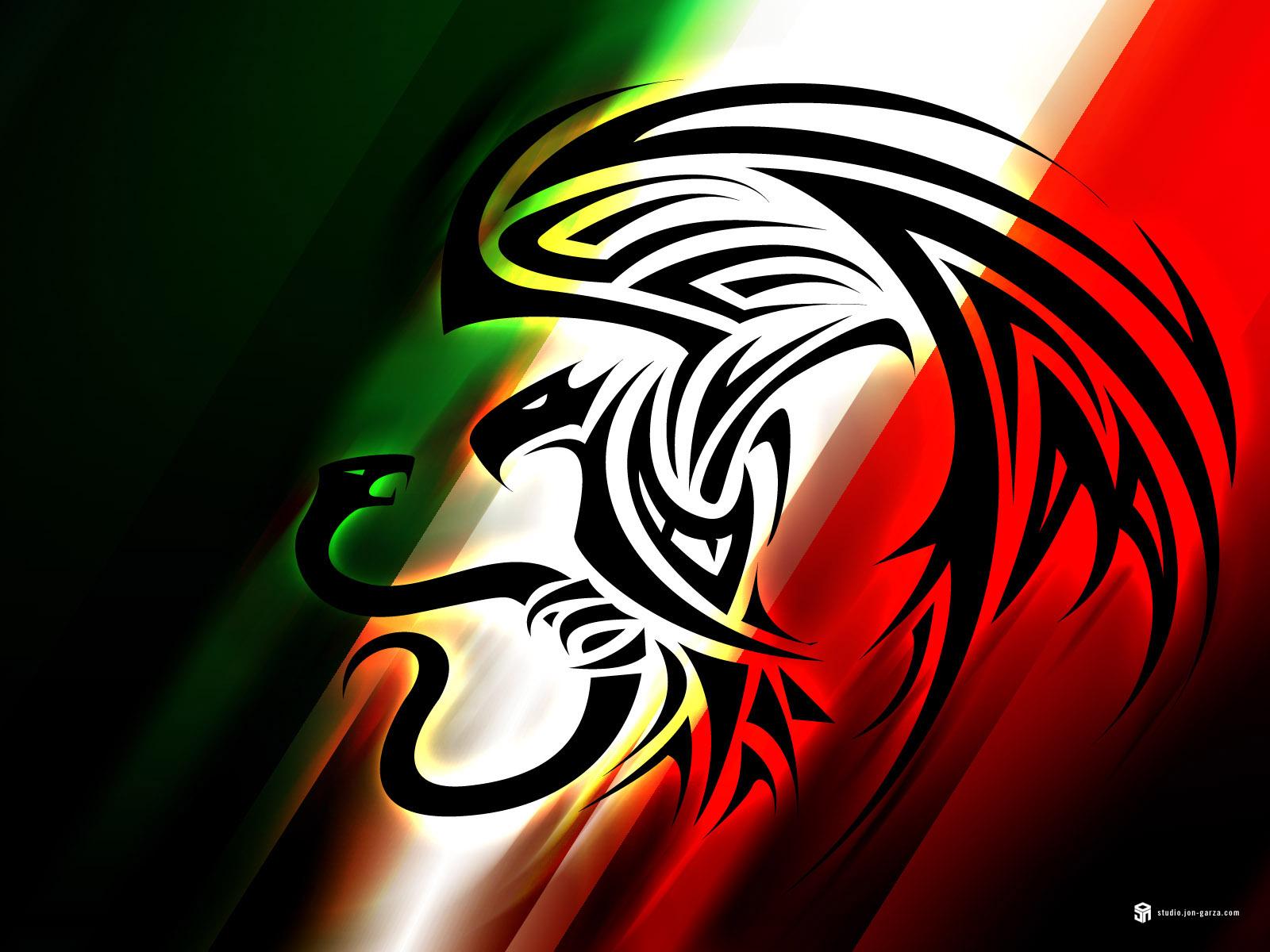 Mexican Flag High Quality And Resolution Wallpaper On