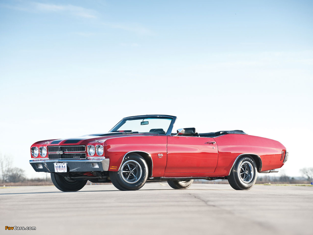 Wallpapers of Chevrolet Chevelle SS 454 LS6 Convertible 1970 1024x768