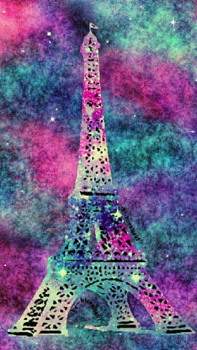 Eiffel Tower Galaxy Wallpaper I Made For The App Cocoppa Parigi