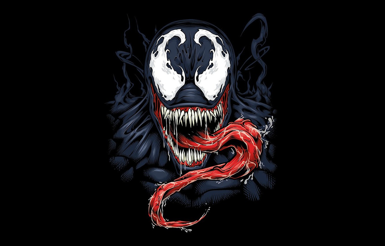Wallpaper Background Black Venom Marvel Image For