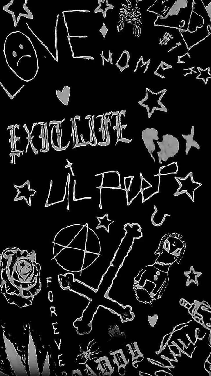 Lil Peep Logo Wallpaper