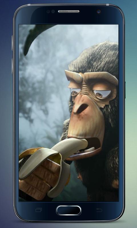 Monkey Banana Live Wallpaper