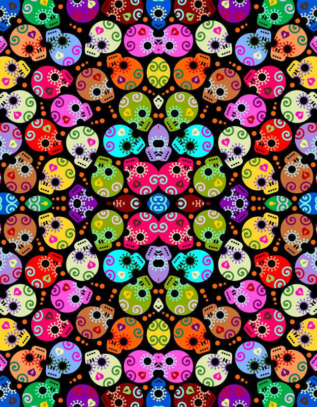 Free download Girly Skull Wallpaper Girly Sugar Skulls [624x800] for