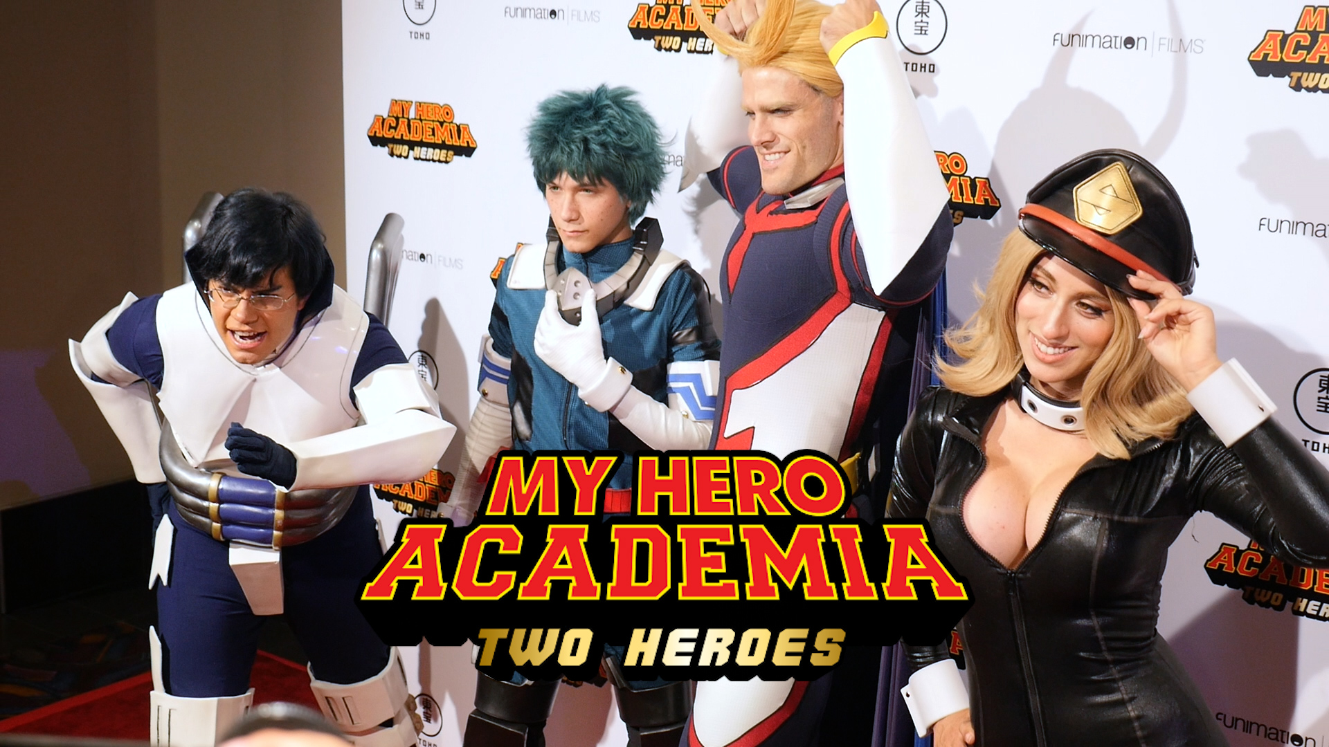 My Hero Academia Two Heroes Re And Red Carpet Premiere