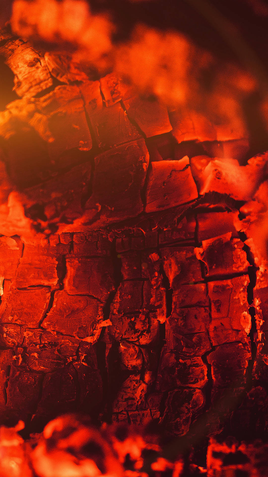 iPhone Fire Wallpaper