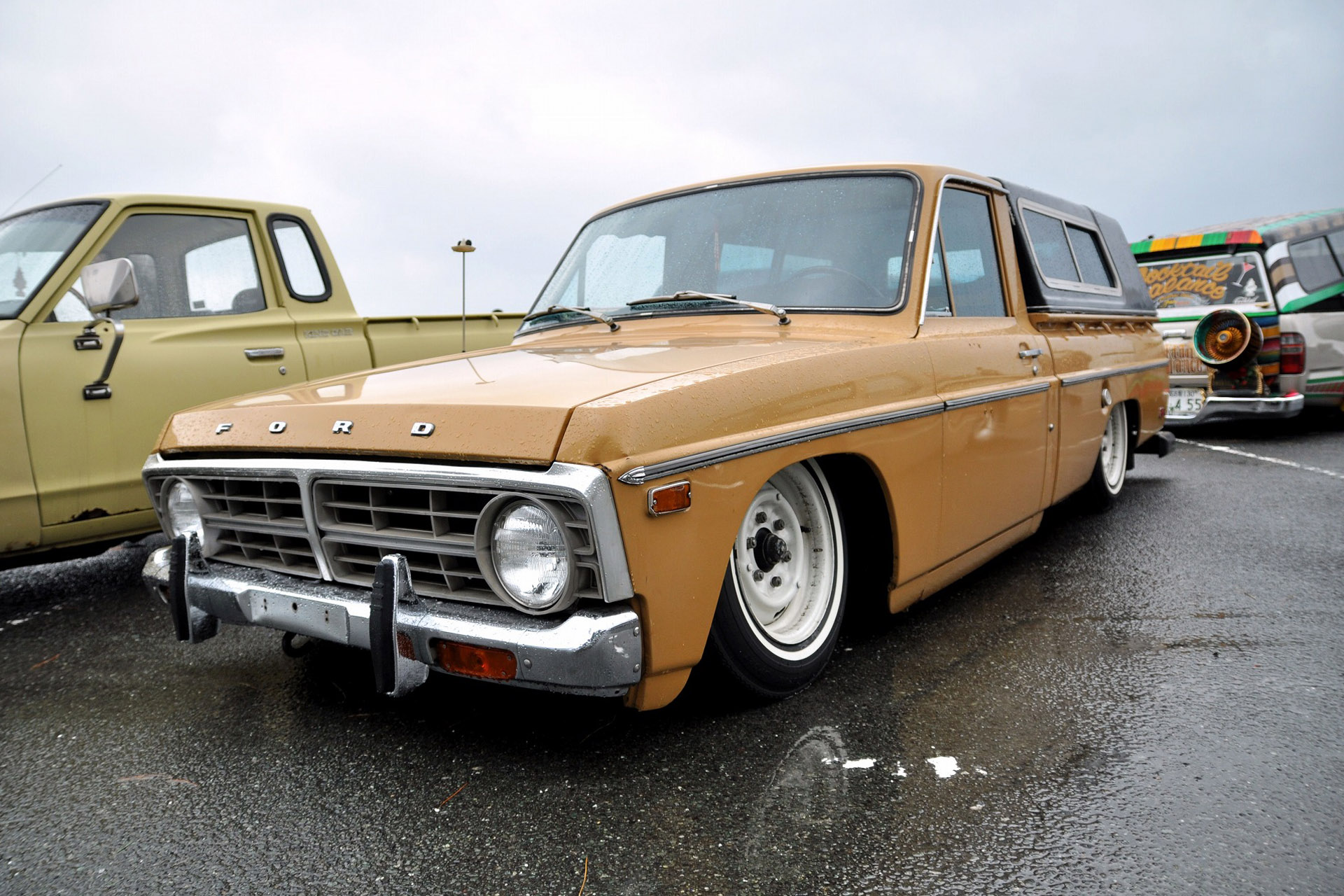 lowrider custom classic ford pickup f wallpaper background