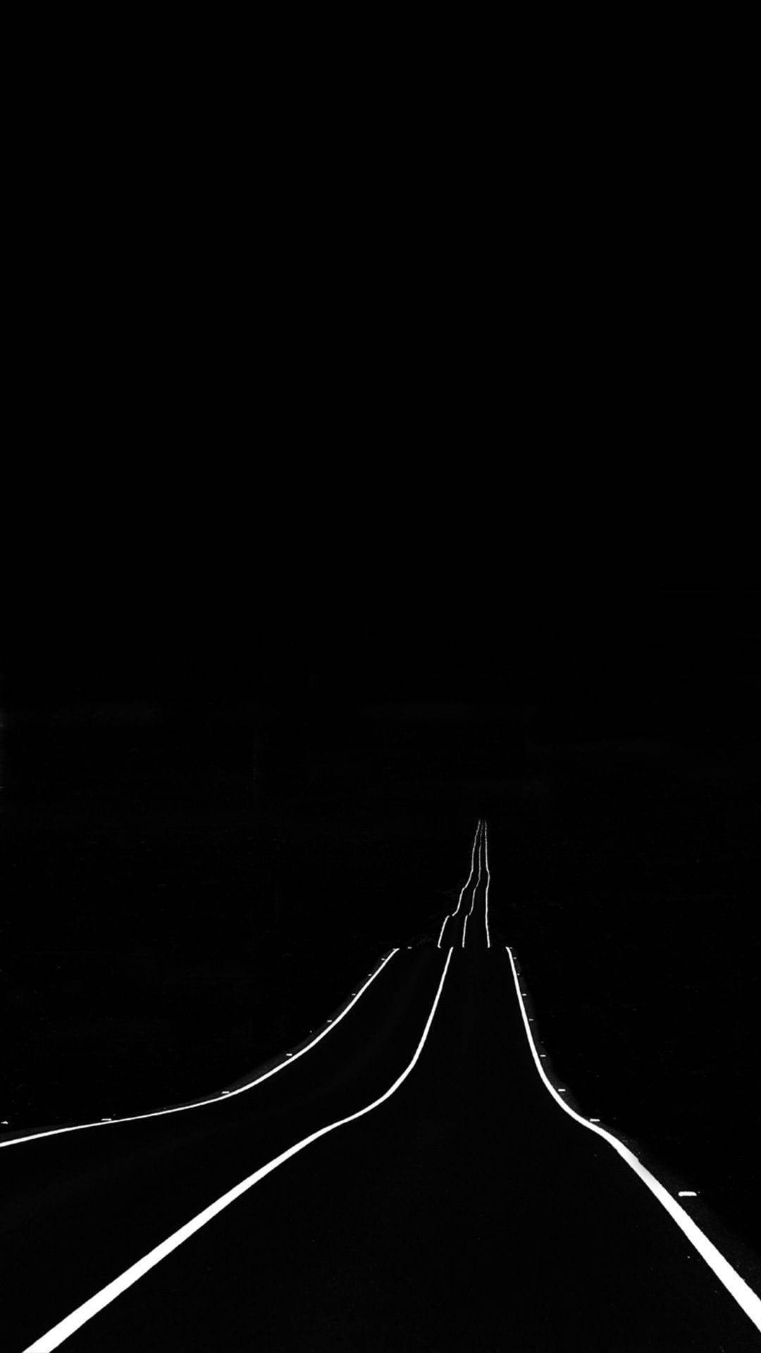 Plain Black iPhone Wallpaper