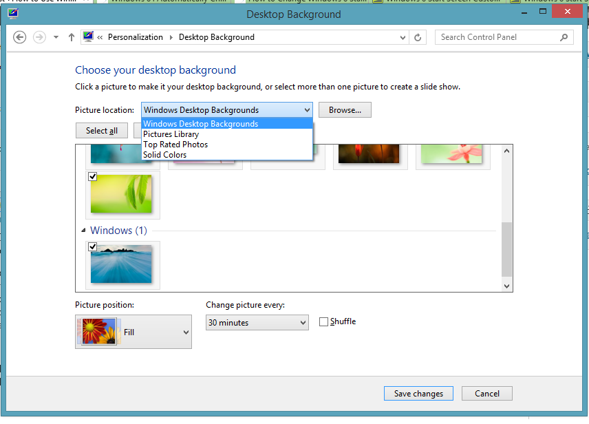 Free Download How To Automatically Change Windows 81 Start Background