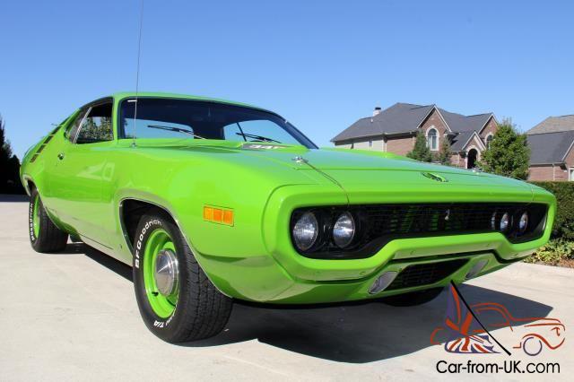 Plymouth Road Runner Speed Go Green Rare Wow For Sale