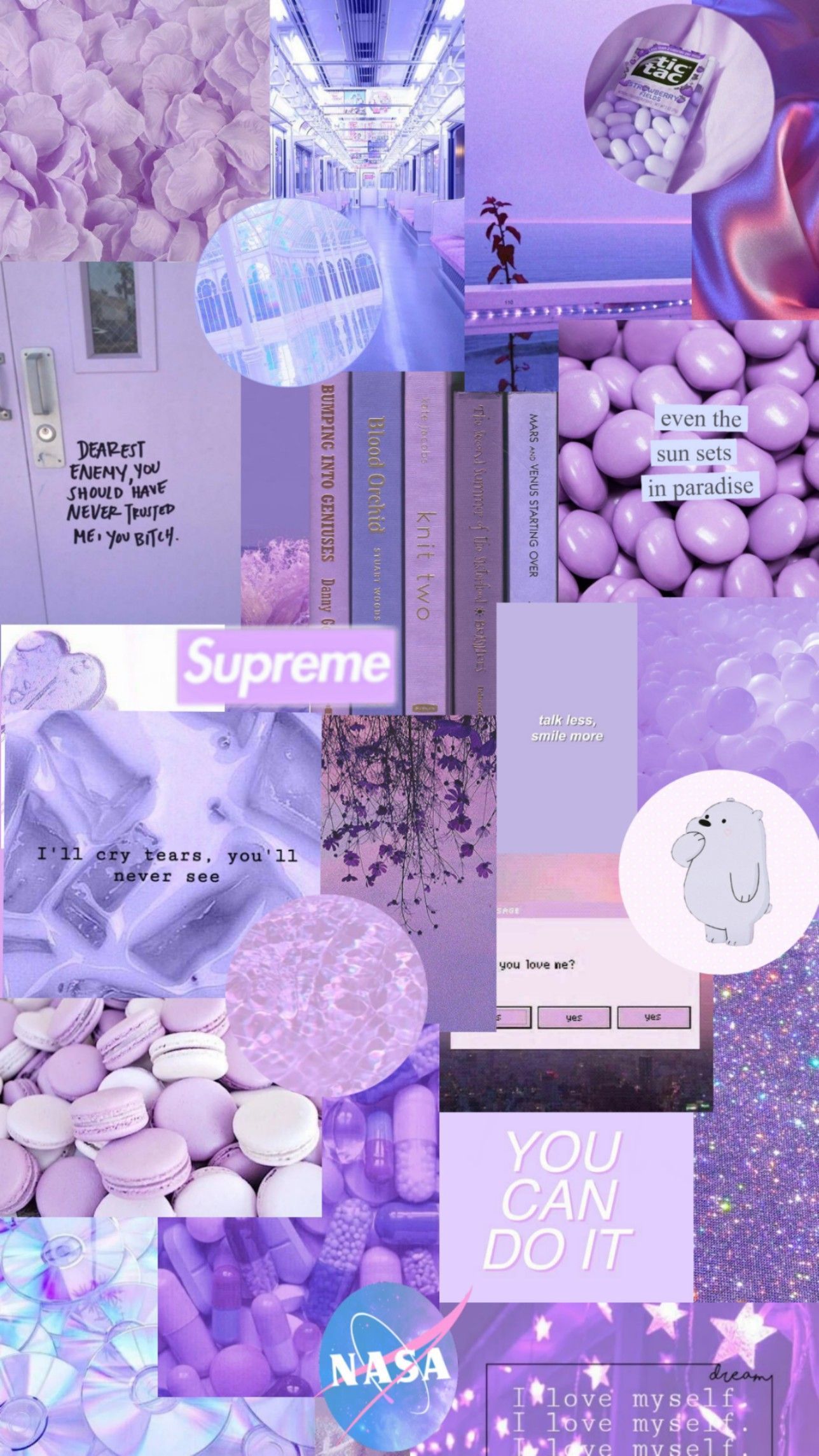 Light Purple Aesthetic Wallpaper