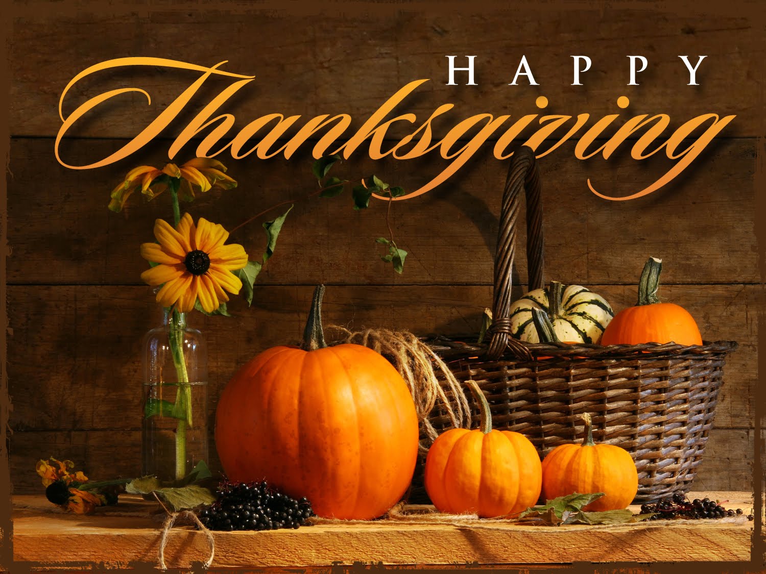 Wele Happy Thanksgiving Desktop Wallpaper