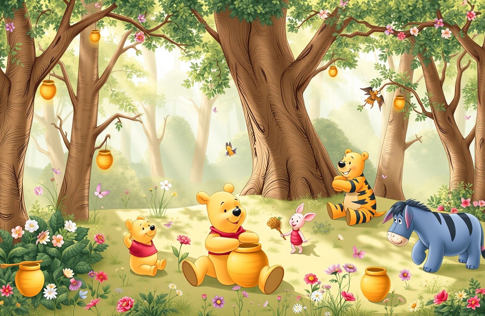 Classic Winnie The Pooh Wallpaper