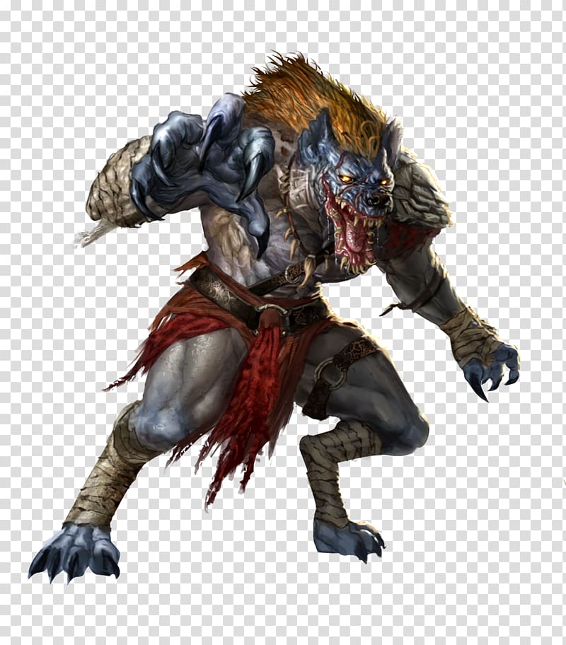 Pathfinder Roleplaying Game Dungeons Dragons Werehyena Gnoll