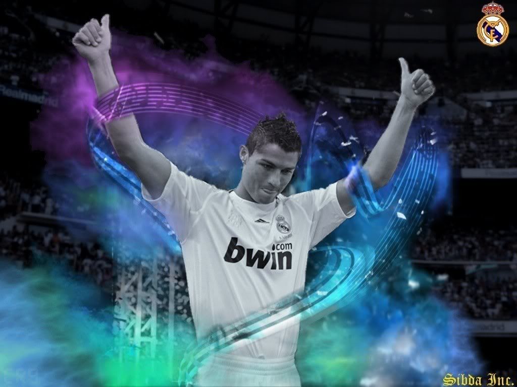 Cristiano Ronaldo Real Madrid Wallpaper Logo