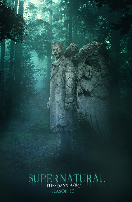 Supernatural Season Poster Castiel By Bobbysidjit