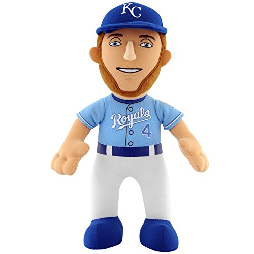 MLB Kansas City Royals Alex Gordon Player Plush Doll 10 Inch White