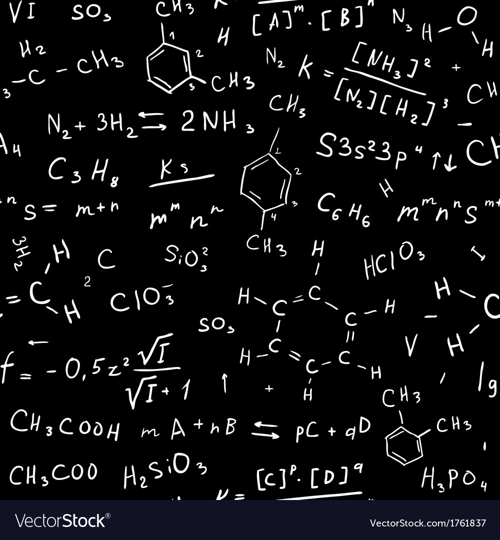 Chemistry Background Royalty Vector Image