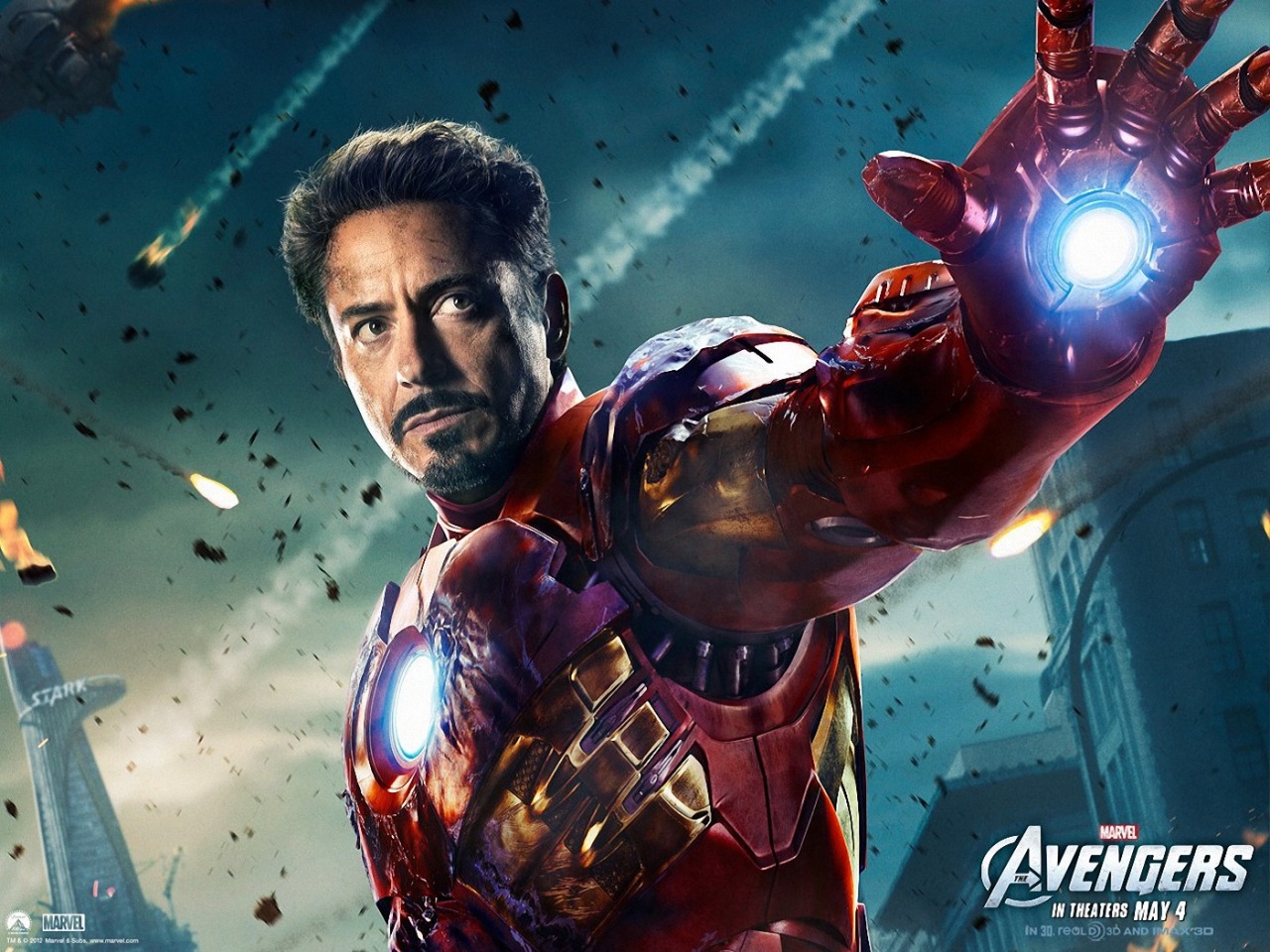The Avengers Ironman Poster Wallpaper