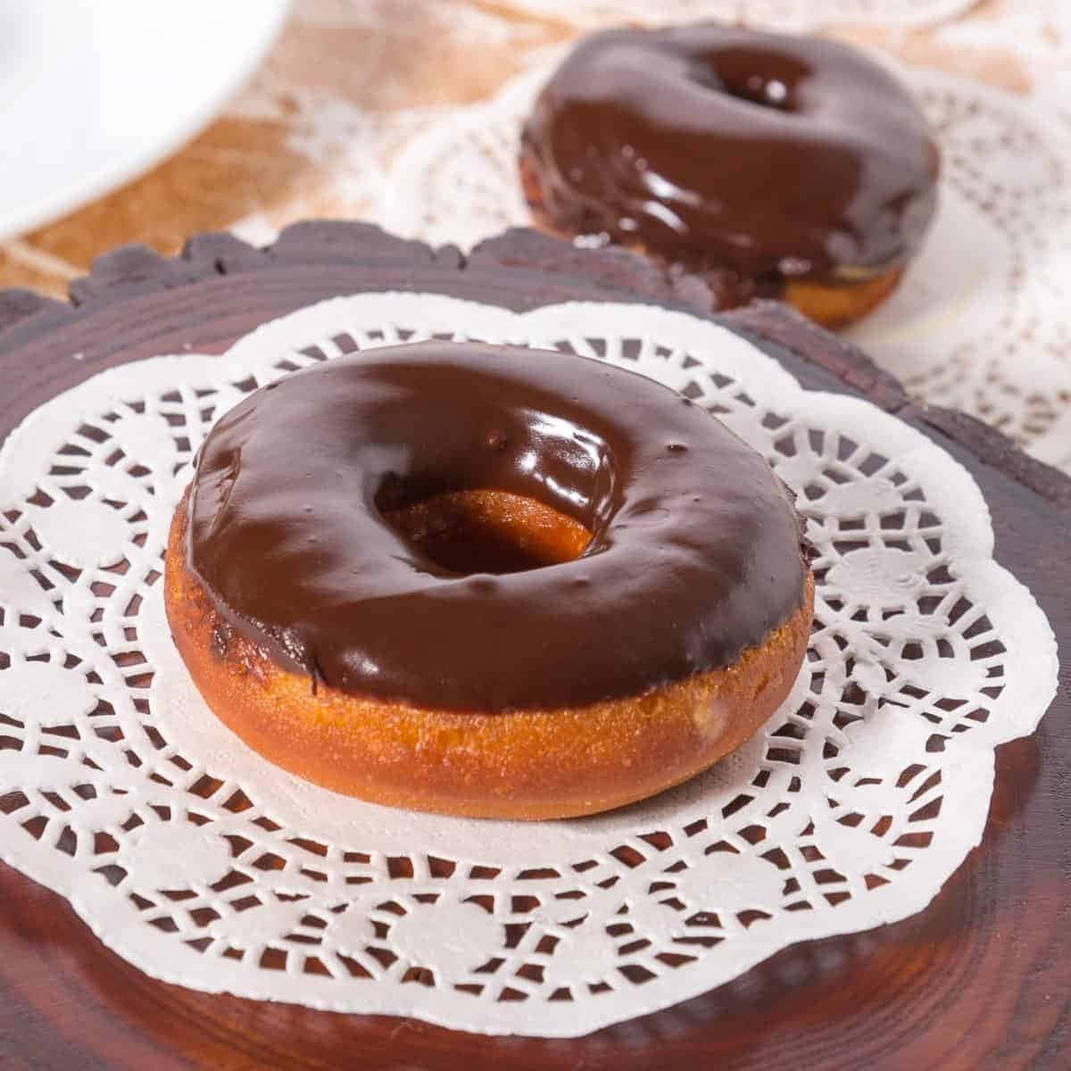 Delicious Glazed Donut Wallpaper